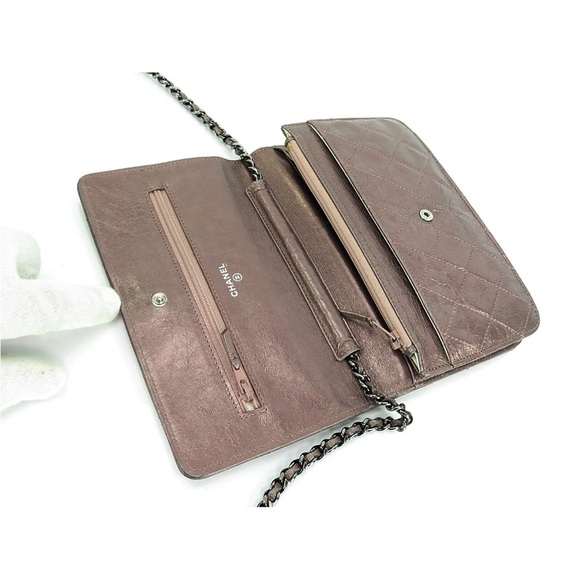 CHANEL Quilted Crossbody Bag - Taupe - Picture 9 of 15